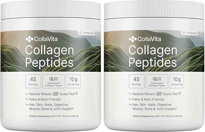 CollaVita Collagen Peptides 45 Servings 2-Pack