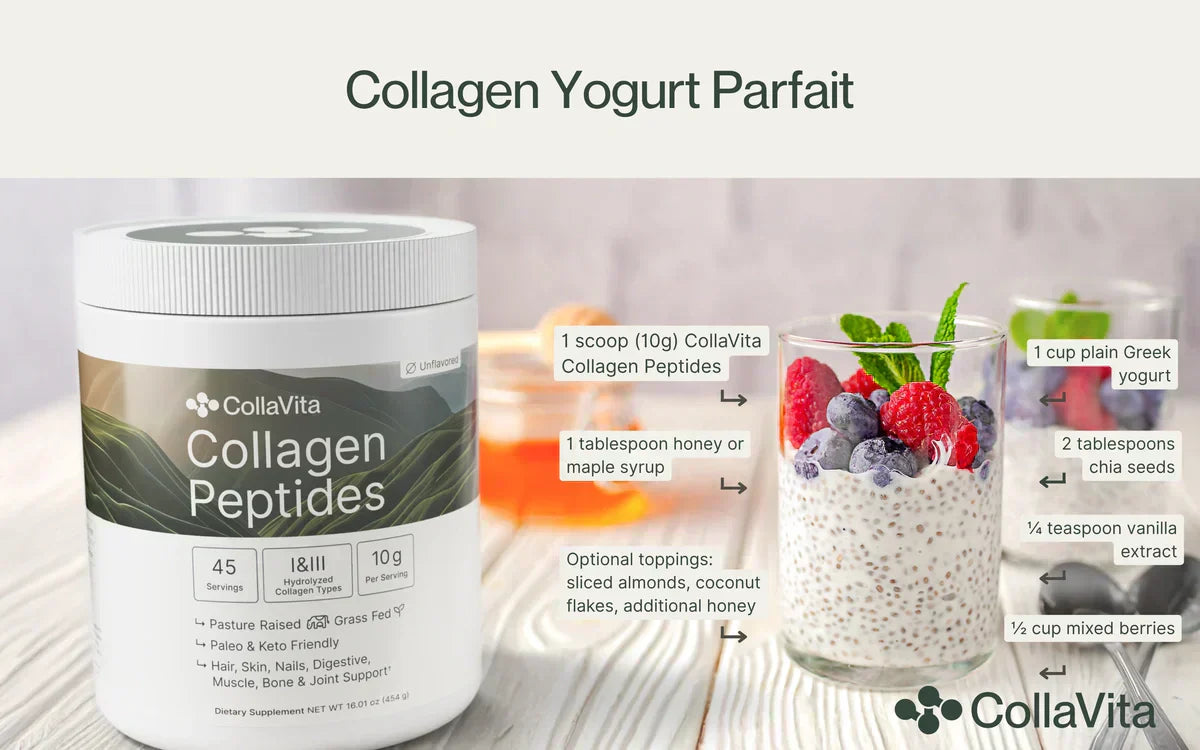CollaVita Collagen Yogurt Parfait Recipe