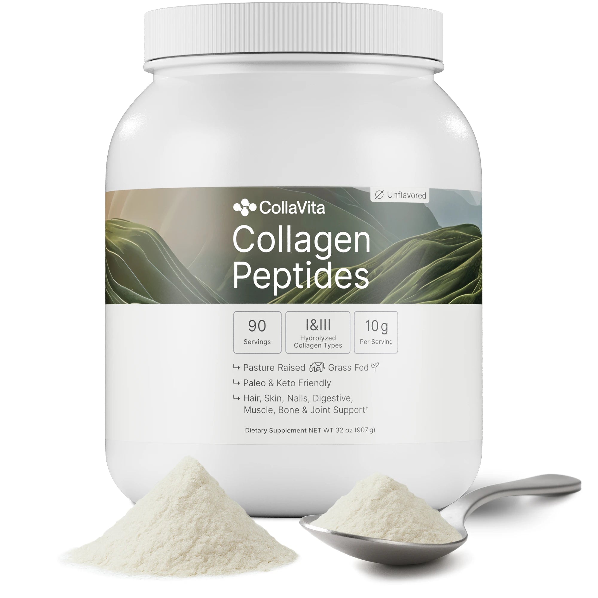 CollaVita Collagen Peptides 90 Servings - 32 oz (907 g)
